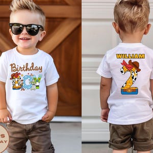 Custom Birthday Boy Toddler T-Shirt, Toy Story Birthday Shirt, Birthday Boy Toddler Sweatshirt, Custom Name 2nd Birthday T-Shirts