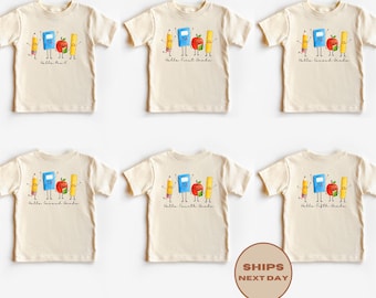 Back to School T-Shirt, Grade Level Team Tees,  First Second Third Fourth Fifth Grade Shirt, Hello School Shirt, First Day of School Gift