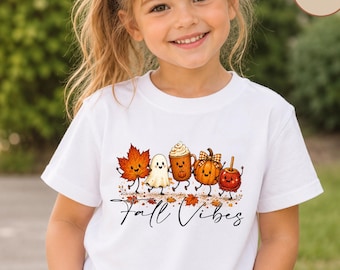 Fall Vibes T-Shirt, Cozy Autumn Shirt, Spooky Season Sweatshirt, Halloween Gift