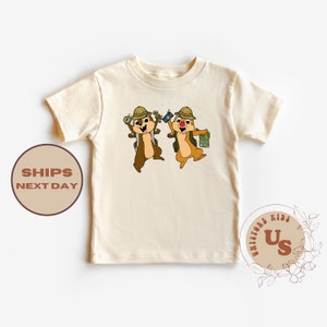 Chip And Dale Toddler Shirt, Chip And Dale Safari Kids Shirt, Disney Chip And Dale Baby Bodysuit