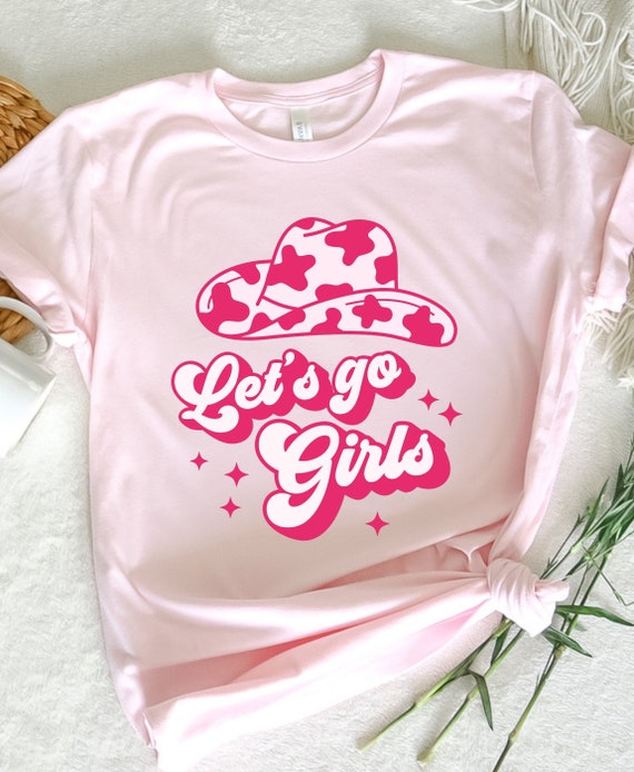 Let&#39;s Go Girls Shirt, Country Music Bachelorette, Gift for girl, Bride Bachelorette, Cowgirl Rodeo Bachelorette Shirts, Nashville Girls Trip