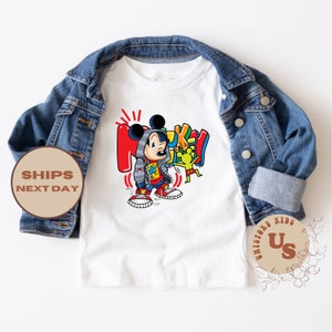 T-shirt cool Mickey pour tout-petits, cache-couche pour bébé Mickey Disney®, t-shirt Mickey pour enfant, cache-couche pour bébé Disney®, chemise Mickey pour tout-petit et enfant
