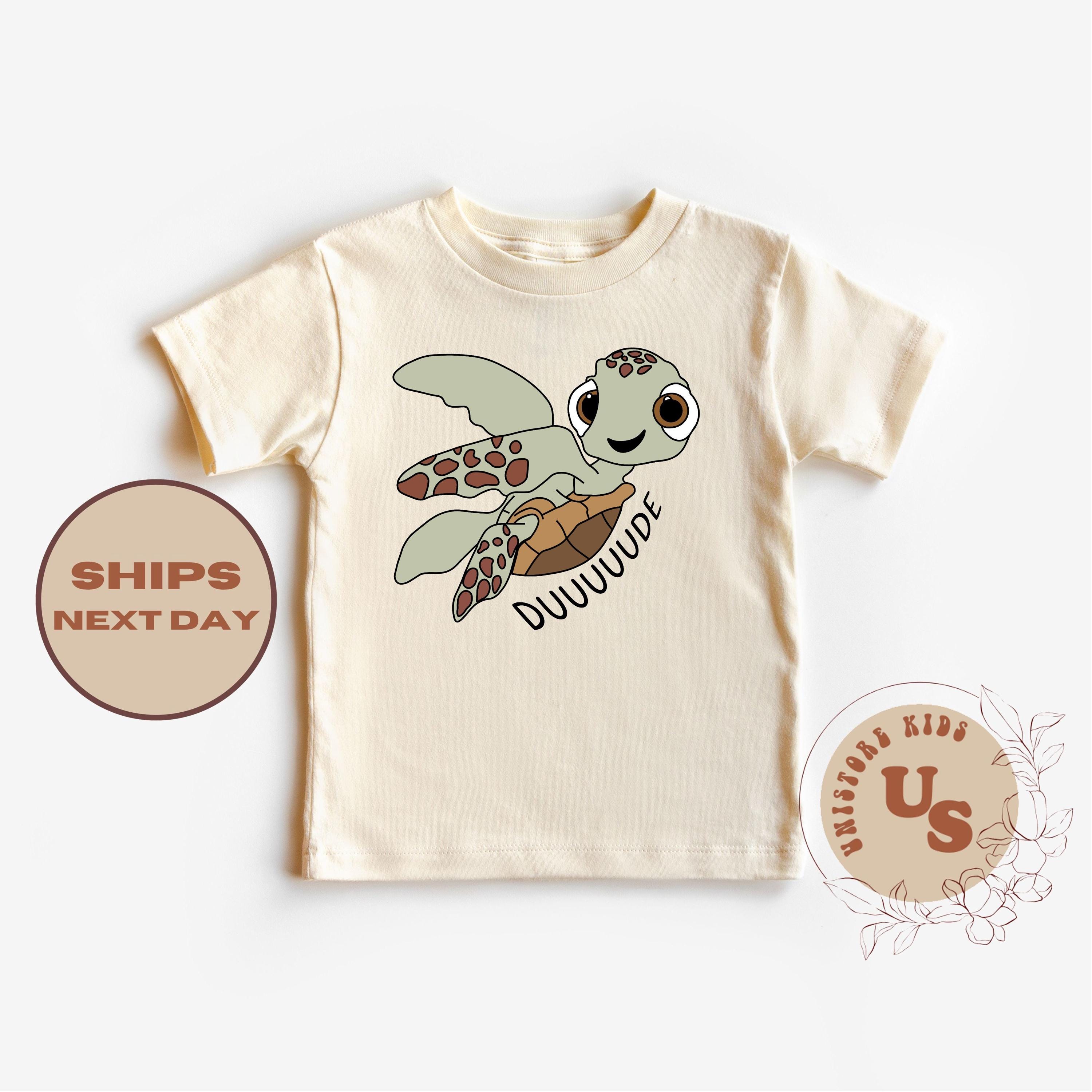 Cute Turtle Toddler Shirt, Disney Pixar Kids Shirt, Dude Baby Bodysuit, Finding Nemo Shirt, Disney Finding Dory Shirt