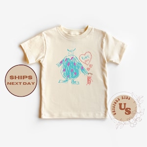 Disney Monster Inch peuter T-shirt, Sulley And Boo peuter T-shirt, Disney cartoon kindershirt, Monster Inch T-shirt