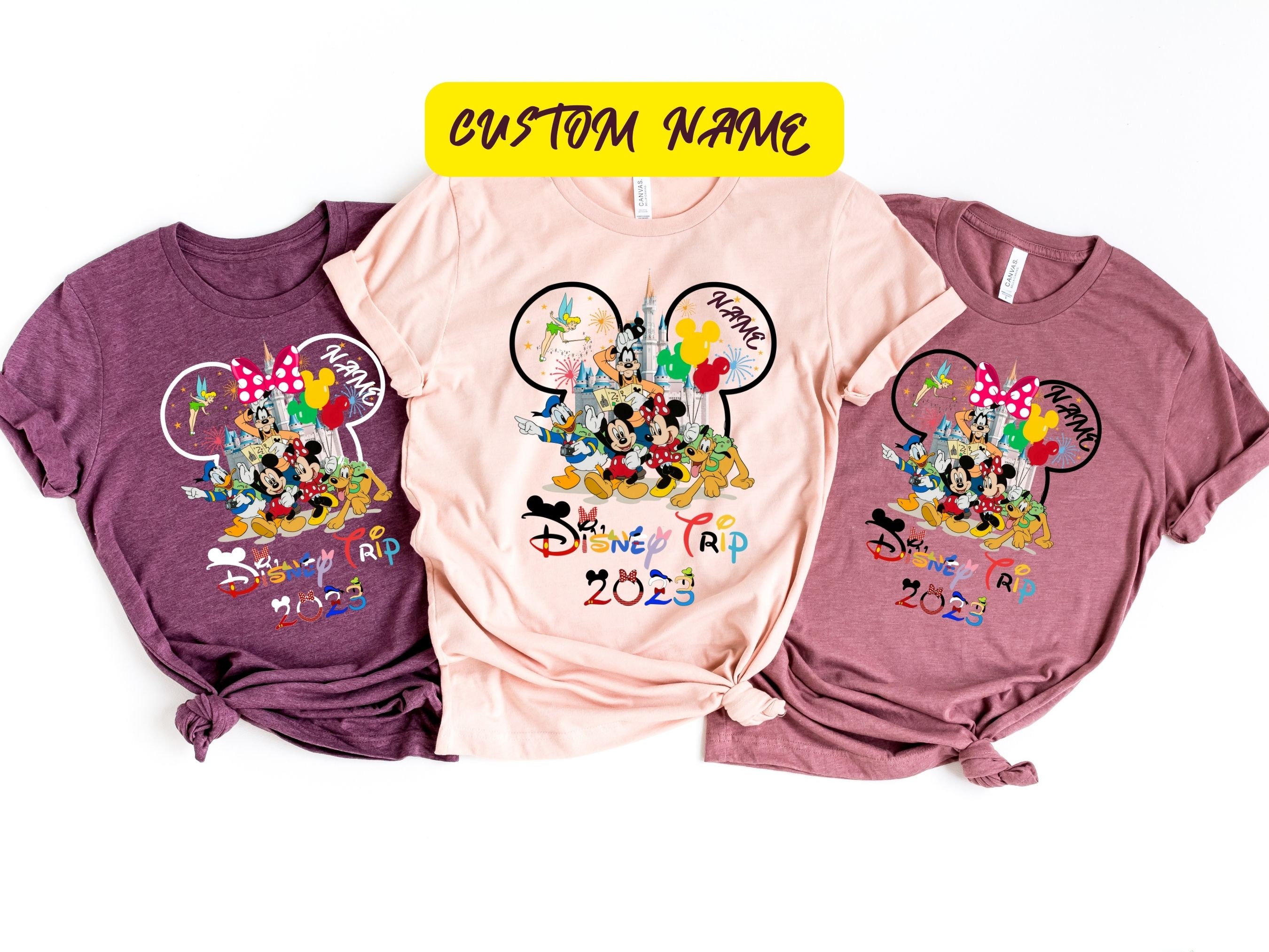 Discover Custom Disney Vacation 2023 Shirt, Disney Trip 2023 Shirt, Disney Vacation Shirt