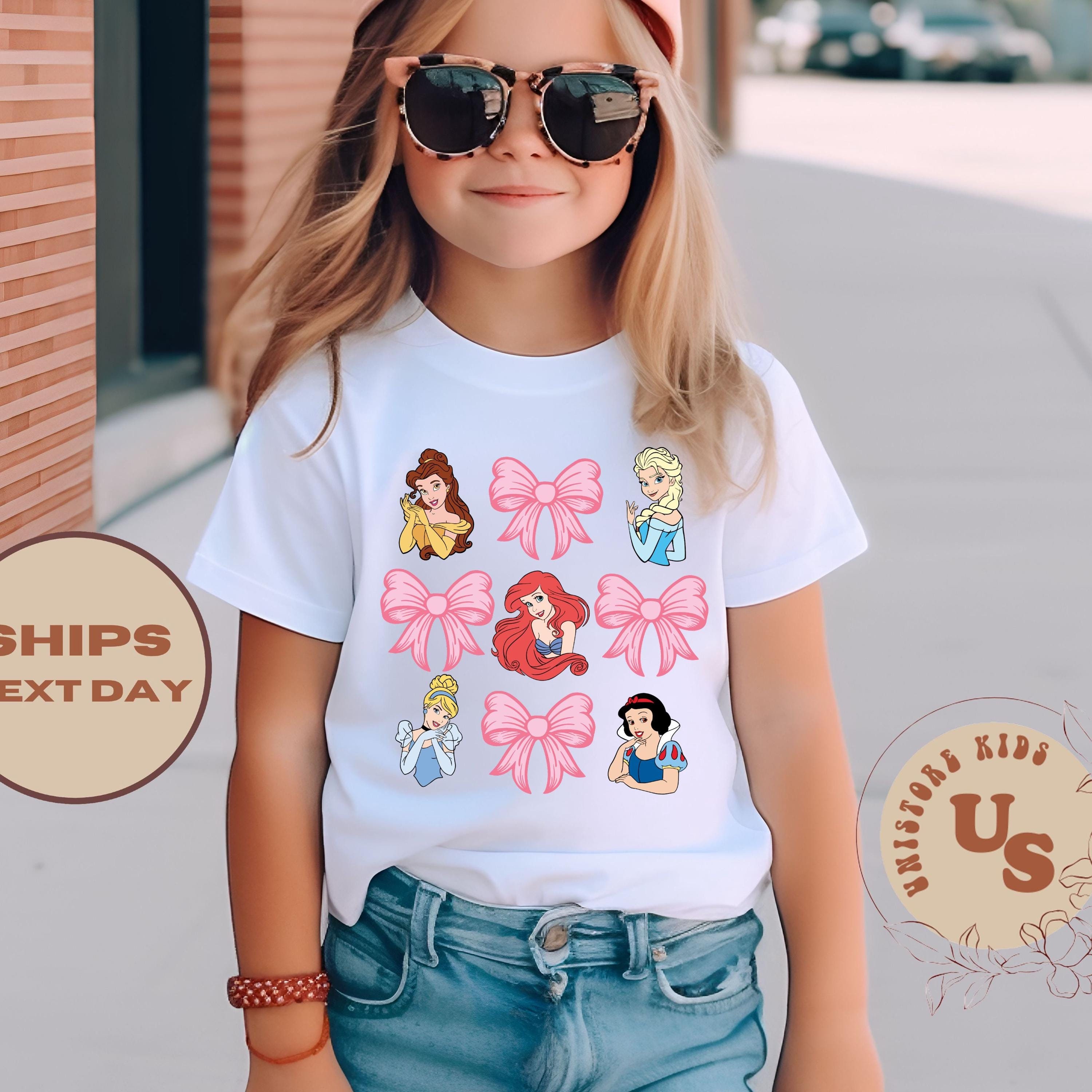 Disney Princess Kids T-shirt, Princess Toddler Shirt, Pink