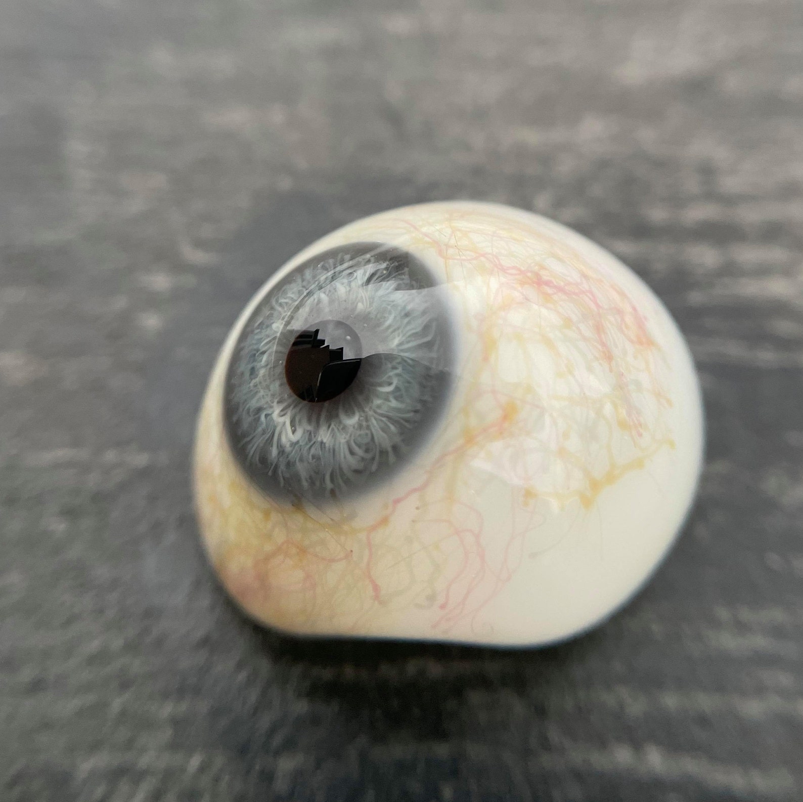 Grey German glass eye Human Prosthetic Etsy