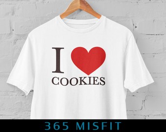 I Love Cookies Shirt - Etsy