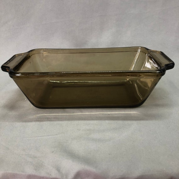 Anchor Overware Amber Glass Loaf Pan 1041 1.5QT 5.25 X Etsy