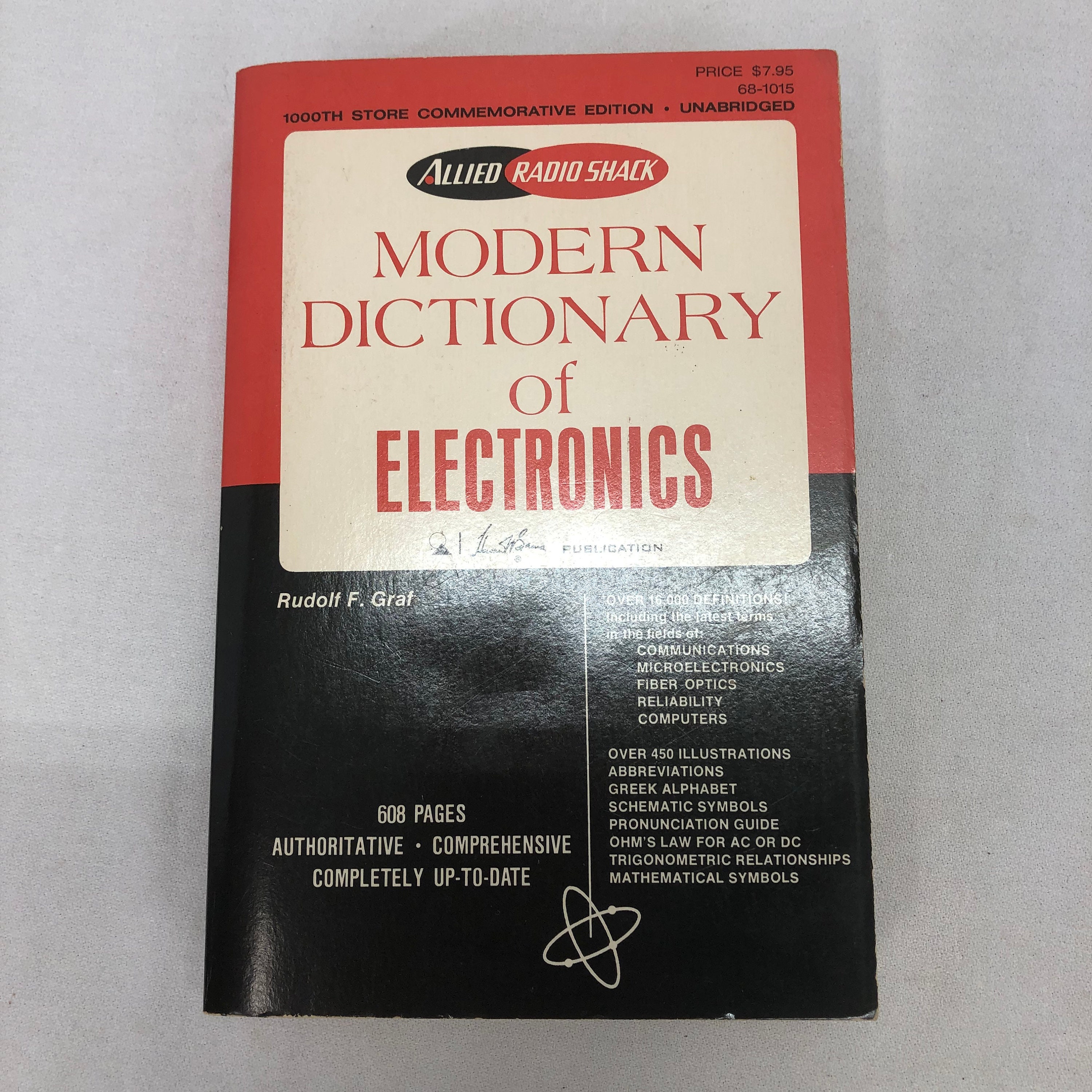 Allied Radio Shack Modern Dictionary of Electronics Rudolf F - Etsy