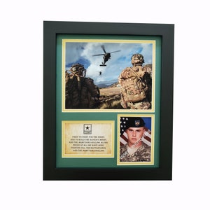 Personalized Army Frame 13x16 - USA Military Gift - Military Mom-Dad - Parents Graduation - Boot camp - Retirement - Ceremony - Recognition