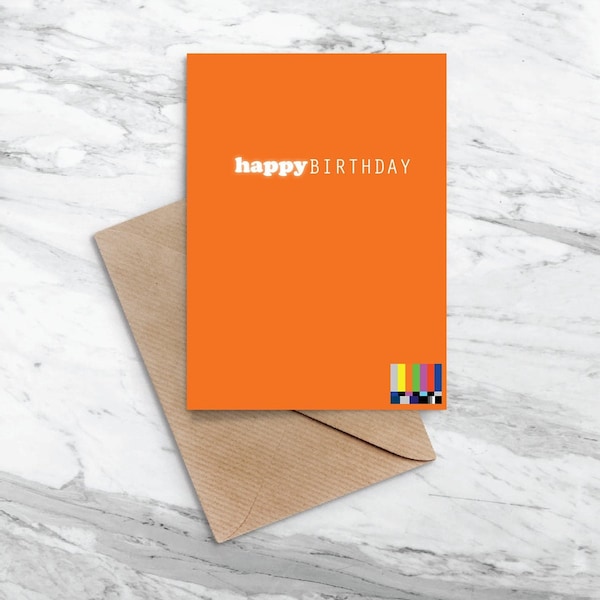 Channel Orange Frank Ocean inspired birthday card | Blank Inside