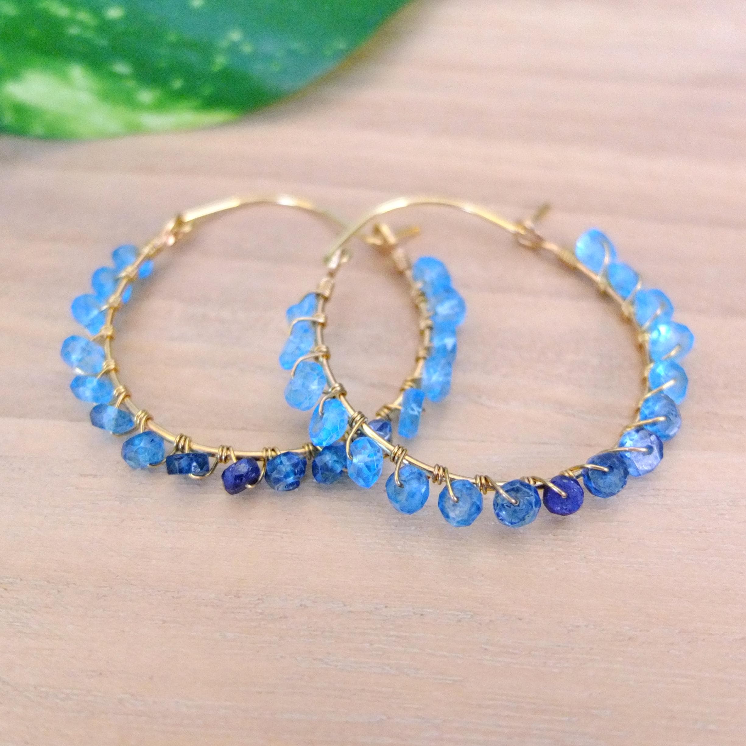 Orecchini a forma di sole placcati in oro 24k: gioielli etnici boho - Italia