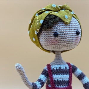 Lady Elizabeth Handmade Doll Amigurumi Toys Home Decoration Kids Room Decor Knitted Doll Crochet