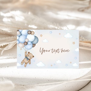 Tentes de nourriture d'anniversaire d'ours en peluche