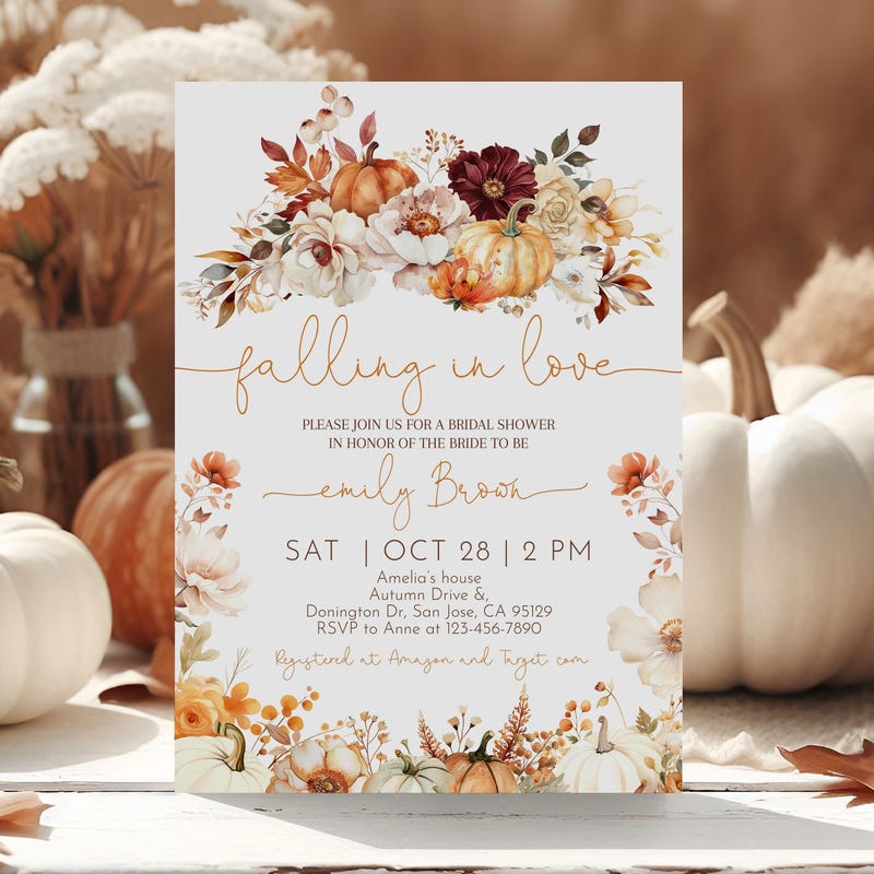 Etsy Fall Invitations Fall Wedding Invitations - Etsy