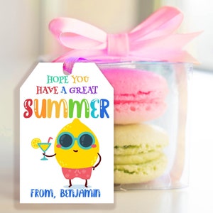 Have a Great Summer Tag Teacher Appreciation Tags Summer Vacation Gift End of School Year Last Day of School Favor Label Printable HL27