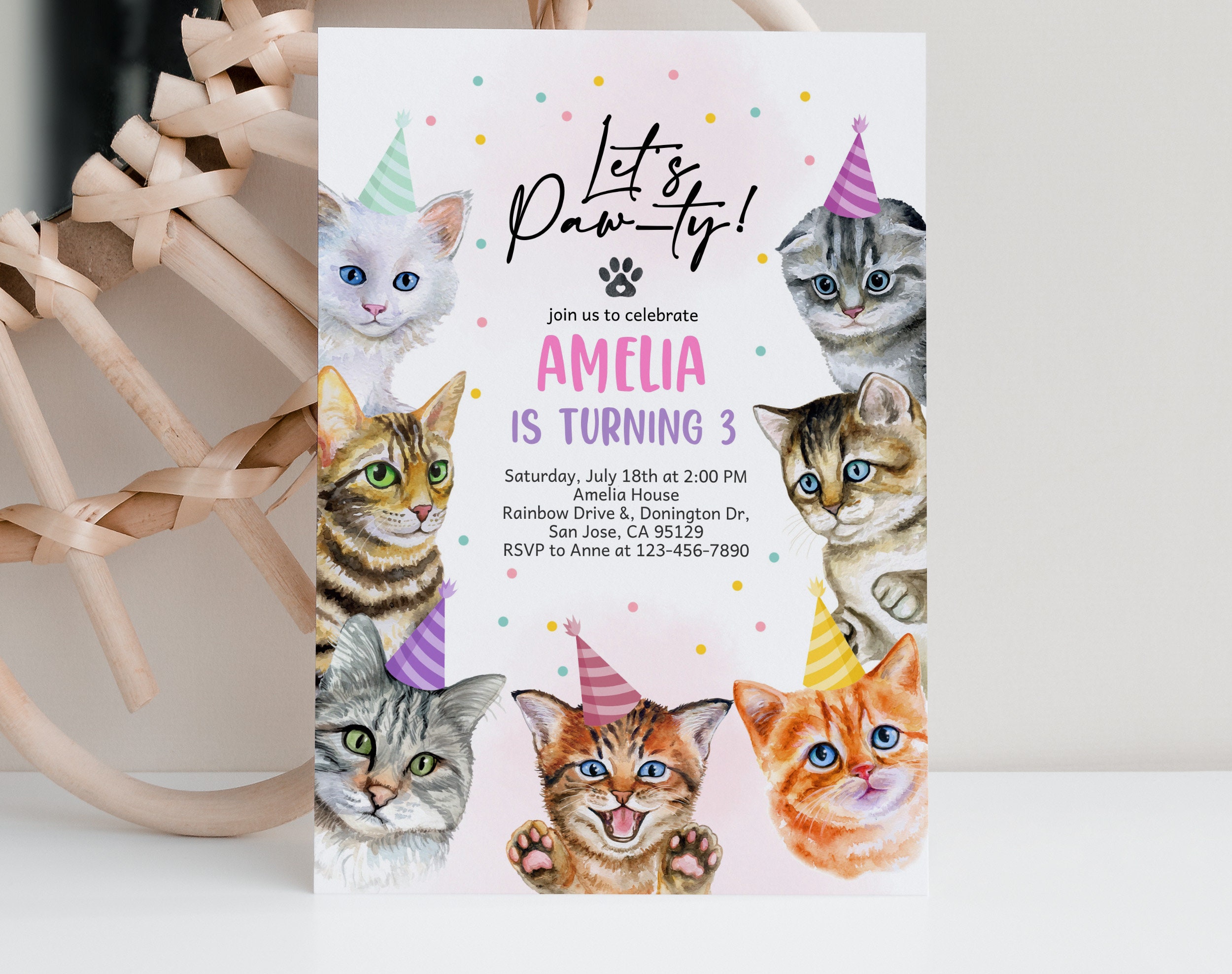 Biglietti A6 300 G Con Stampa UV Inviti Di Compleanno Per Bambini Da Stampare GRATIS Inviti Compleanno Con Buste E Sacchetti