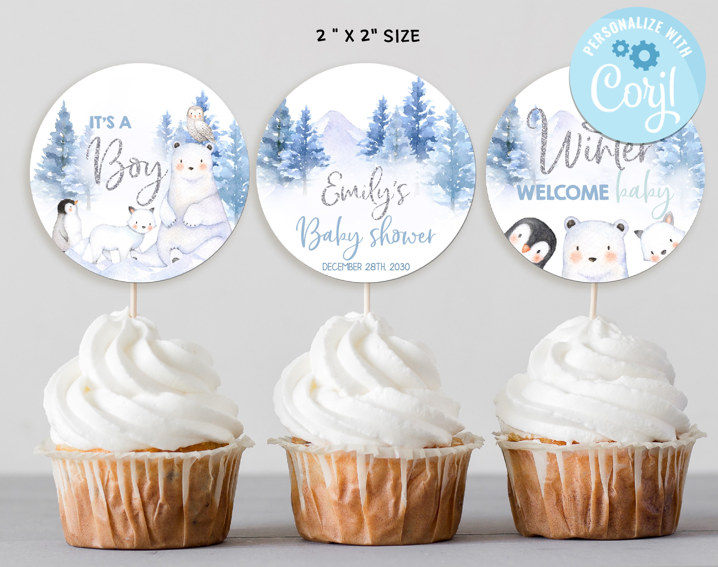 50 stuks bevroren sneeuwvlok cupcake decoraties muffin desserts 50 stuks bevroren sneeuwvlok cupcake decoraties muffin desserts
