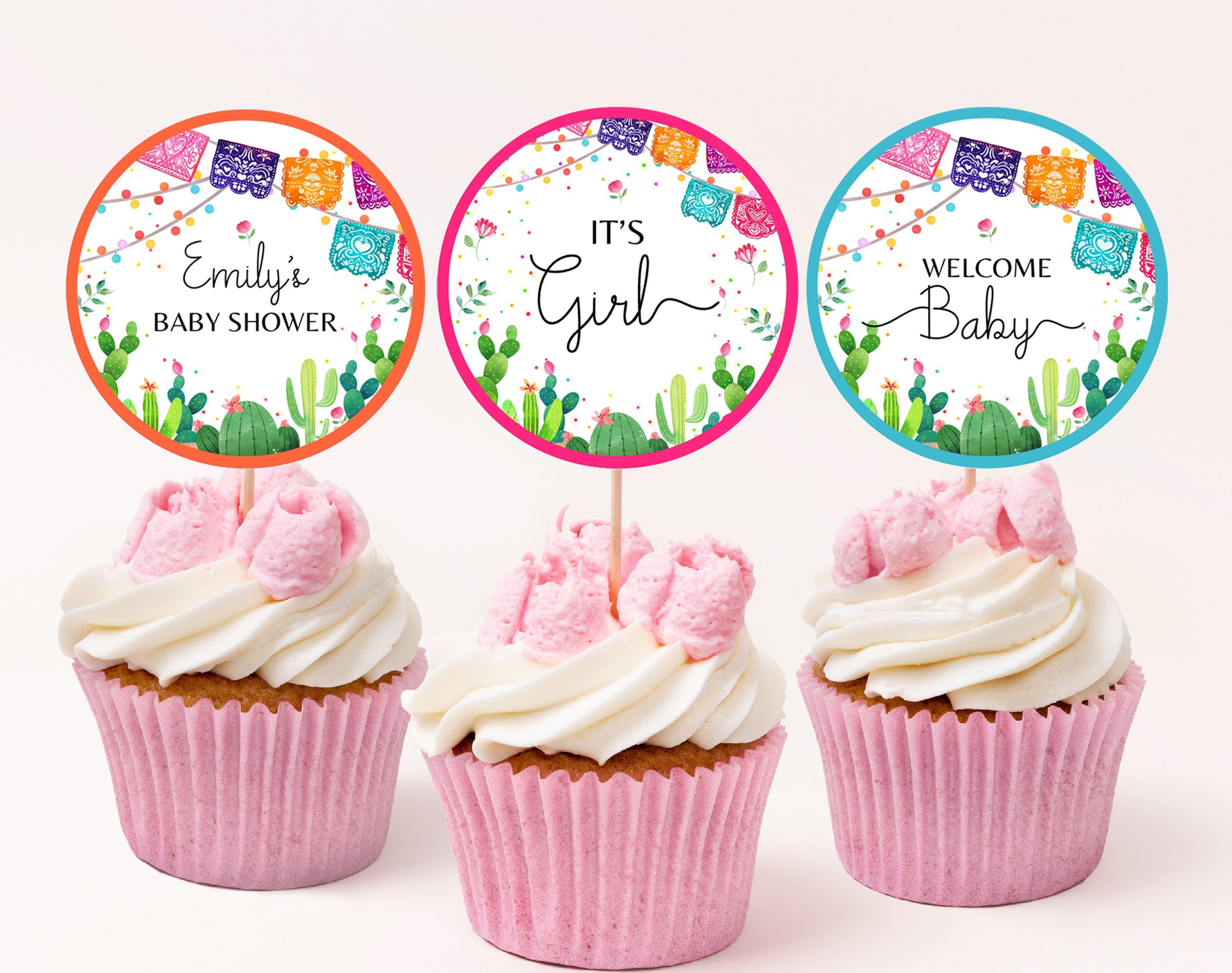 Gyufise 32 Pezzi Cupcake Topper Fiesta Messicana – Decorazioni Torta Con Cactus, Asino, Taco, Peperoncino, Sombrero E Baffi Per Baby Shower E Compleanni A Tema