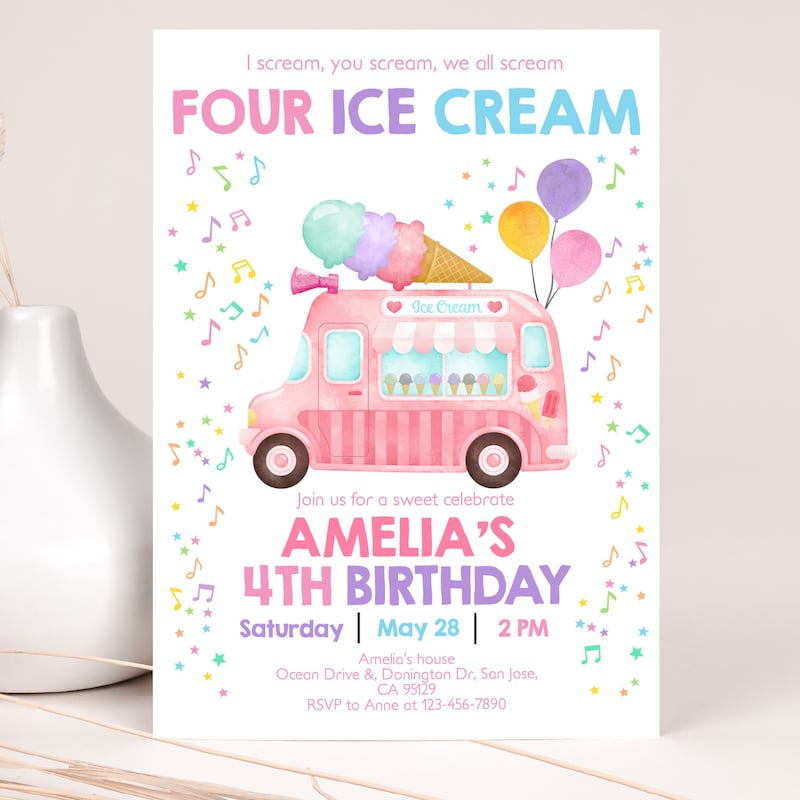 Scream Ice Cream Truck - Etsy