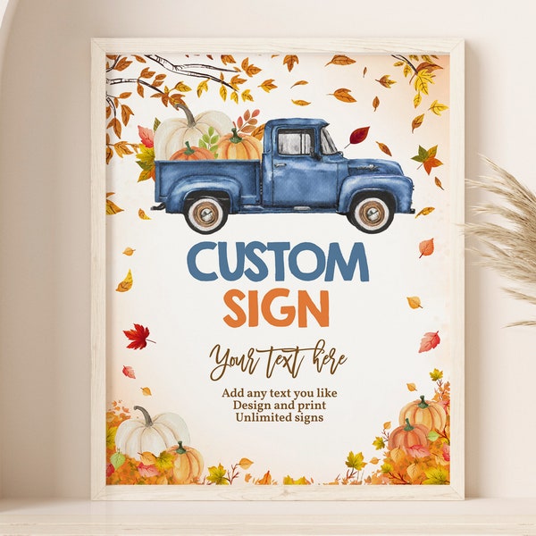 Little Blue Truck Shower Sign Etsy