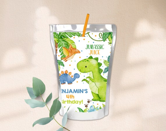Custom Dinosaur Capri Sun Labels Juice Pouch Label Jurassic - Etsy UK