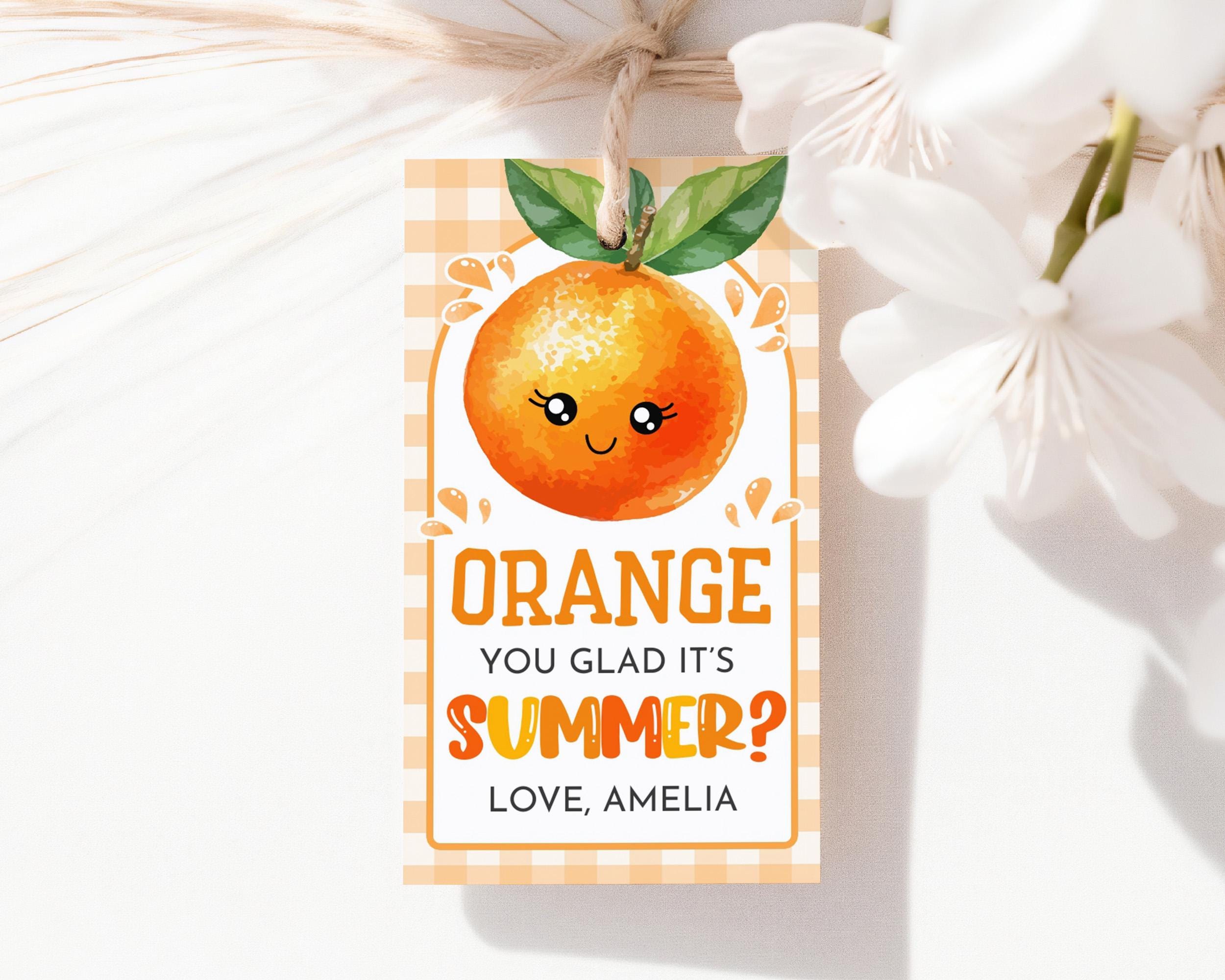 Oranges Fruit Label