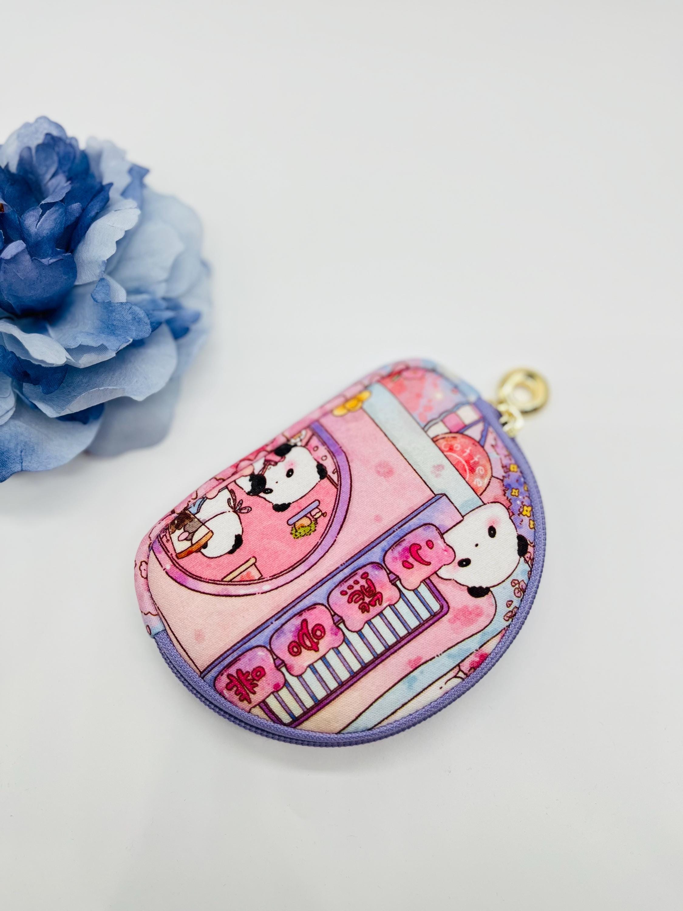 今年人気のブランド品や Coin Panda Purse, Earbuds Bag, Change Pouch, Zippered Cute 小物