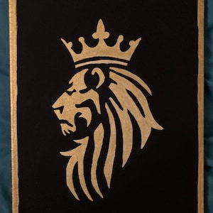 King of Judah Lion Painting