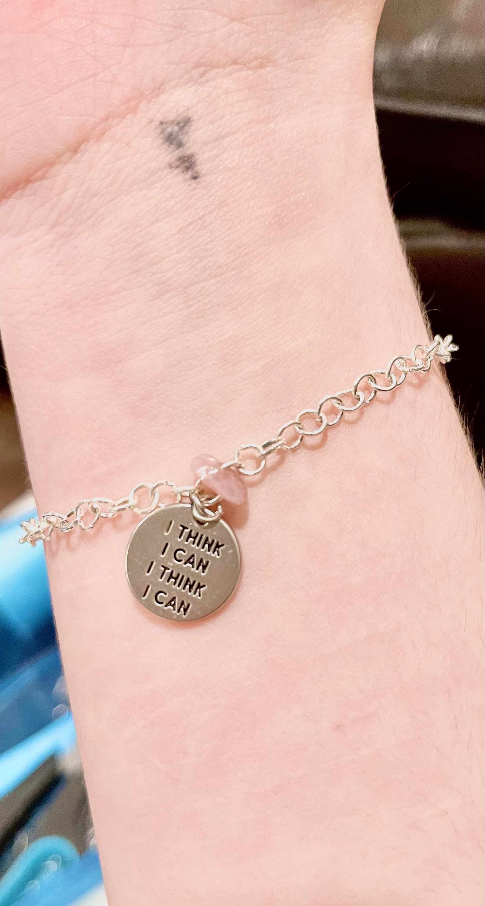 Inspirational Quote Charm Bracelet Etsy