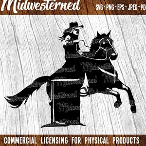 Barrel Racing svg - Barrel Racer svg - rodeo svg
