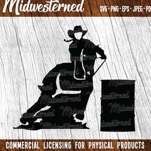 Barrel Racing SVG - Barrel Racer svg - Rodeo svg - Pferde svg - Cowgirl svg