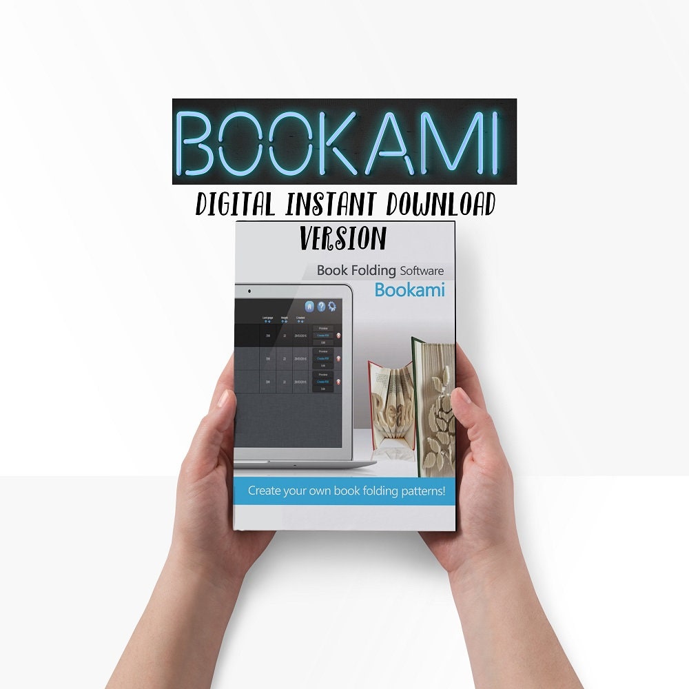 Bookami® Book Folding Software for Windows INSTANT DOWNLOAD Etsy UK