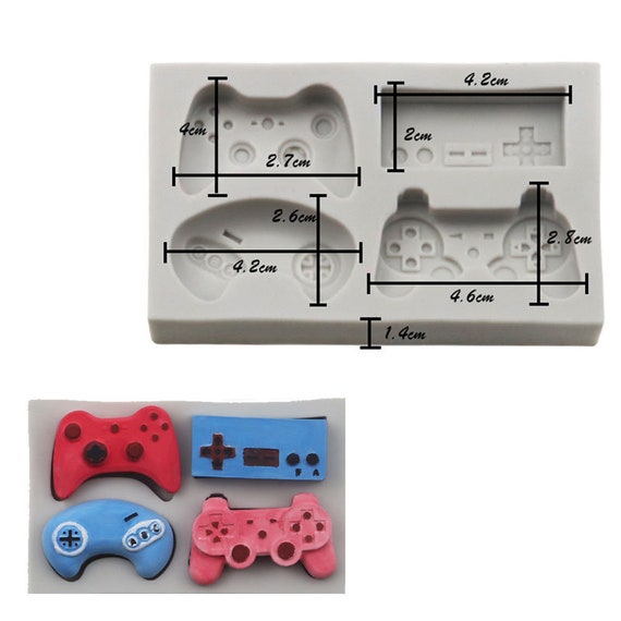Game controllers mold Silicone Moulds Chocolate Mould Cake Etsy