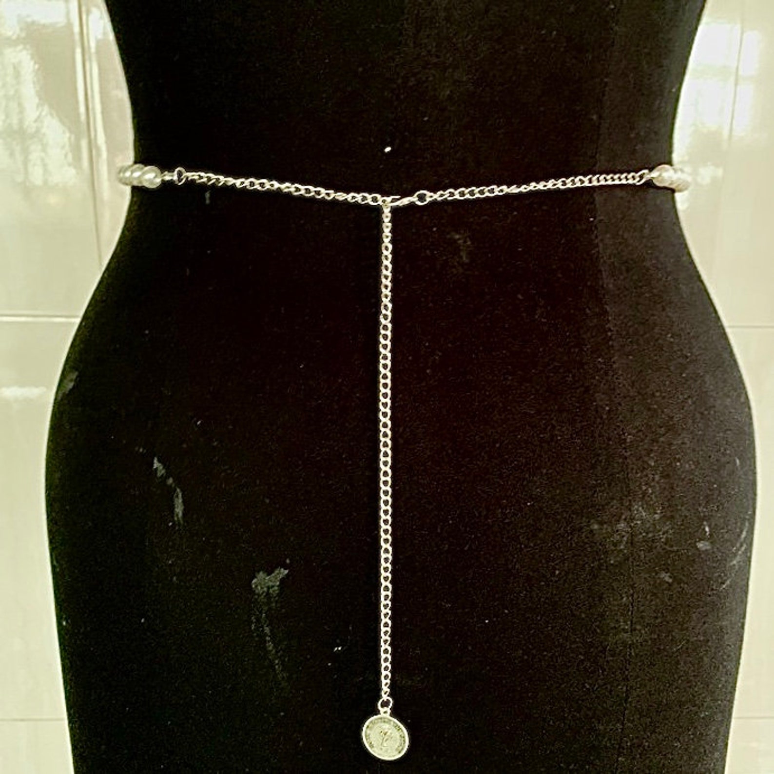 Pearl Belly Chain Waist ChainGold Plated Pearl Waist Beads Etsy