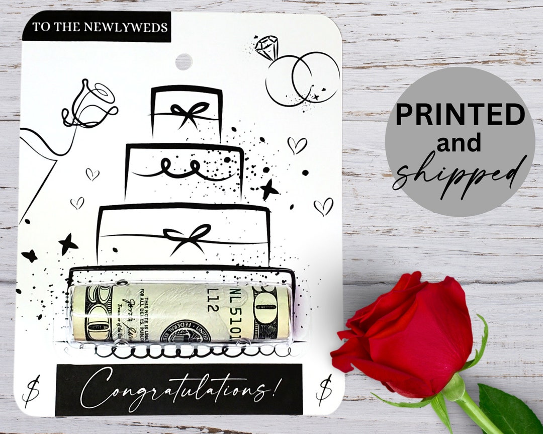 Wedding Money Card, Cash Wedding Gift Idea, Gift to Newlyweds