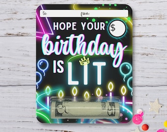 Birthday Money Card, Money Gift Ideas, Money Holder Gift Card, Cash Gift for Teen, Funny Cash Card, Greeting Card for Son Daughter Her Him