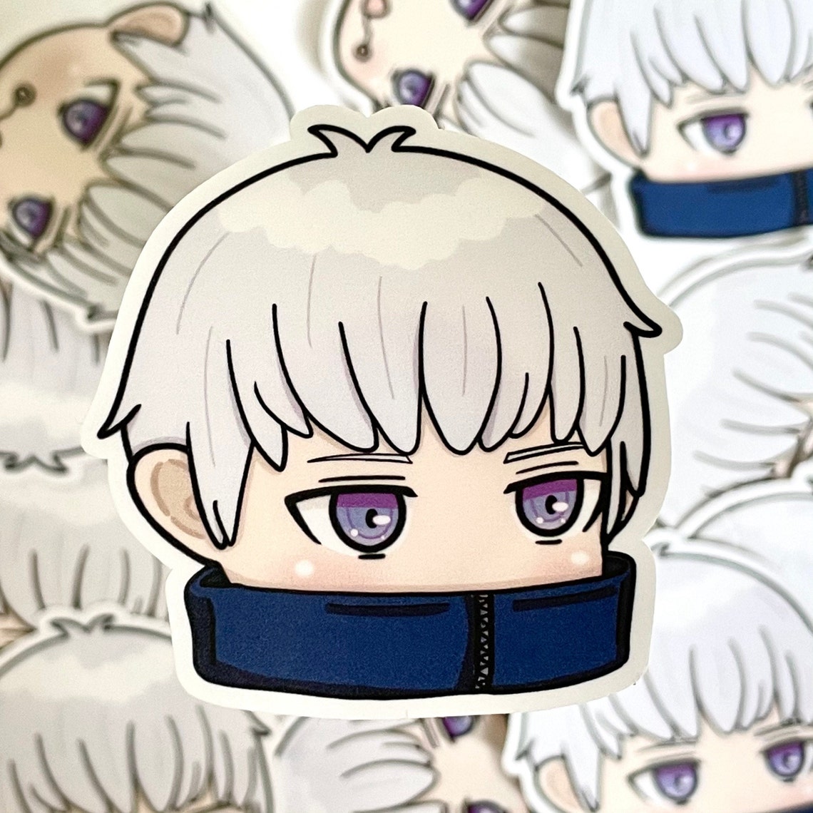 inumaki toge chibi jujutsu kaisen anime sticker etsy