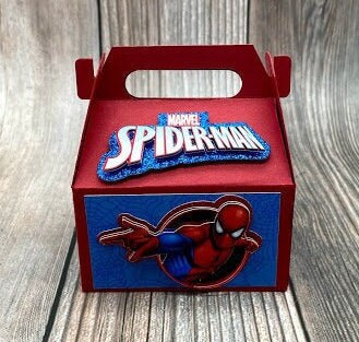 Spiderman Party Favor Boxes Spiderman Gable Box Etsy