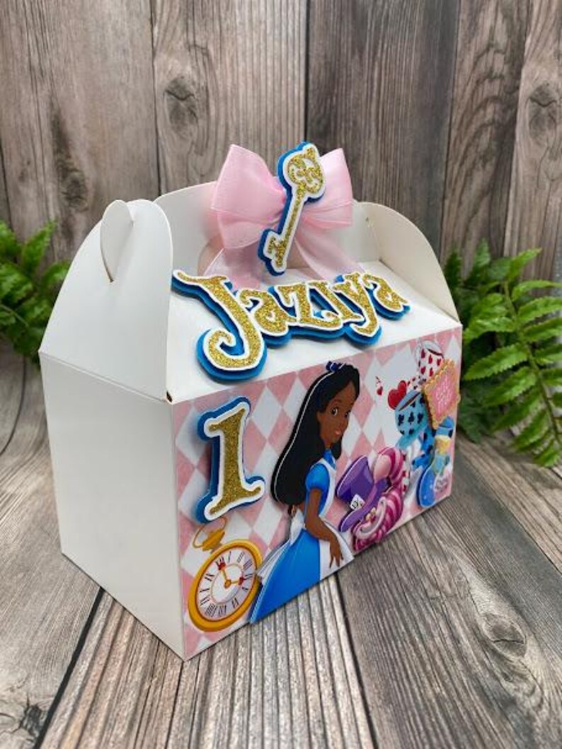 Alice in Wonderland Tea Party Favor Boxes - Etsy