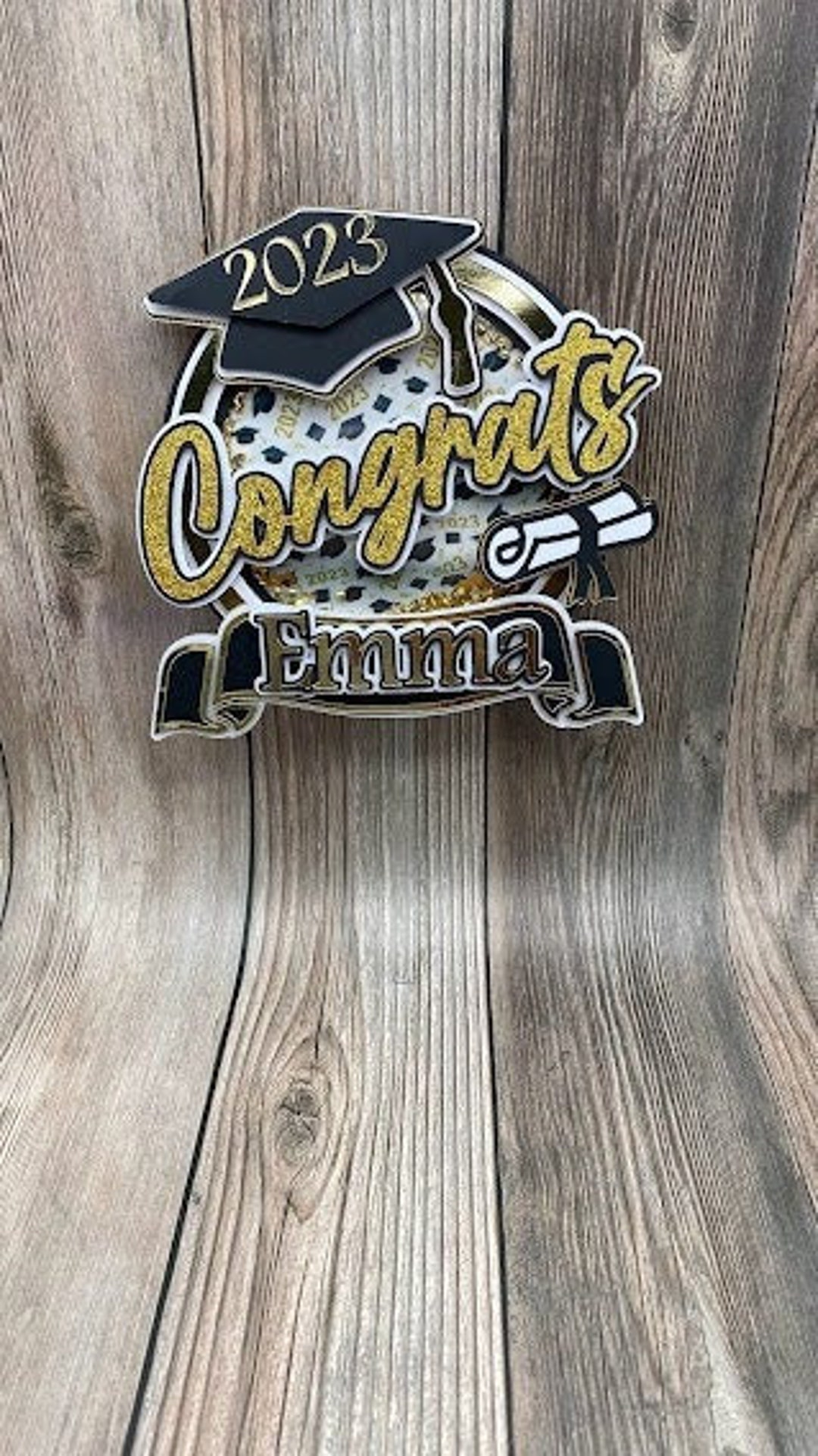 Graduation Cake Topper - Etsy