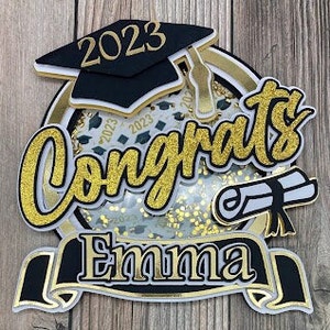 Graduation Cake Topper - Etsy
