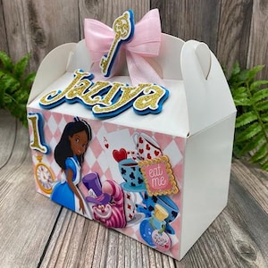Alice in Wonderland Tea Party Favor Boxes - Etsy
