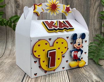 Mickey Mouse Favor Boxes: Party Decoration, Gift Boxes