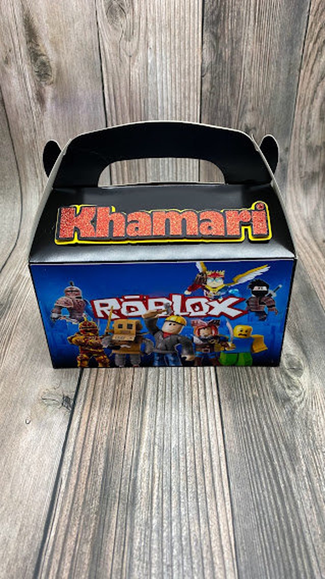 Roblox Favor Boxes Roblox Gable Box - Etsy