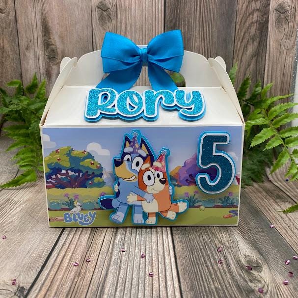 Blue Dog Favor Box