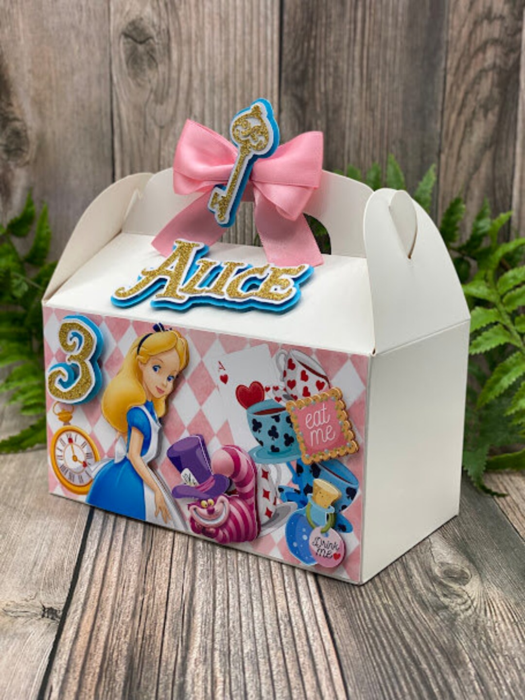 Alice in Wonderland Tea Party Favor Boxes - Etsy