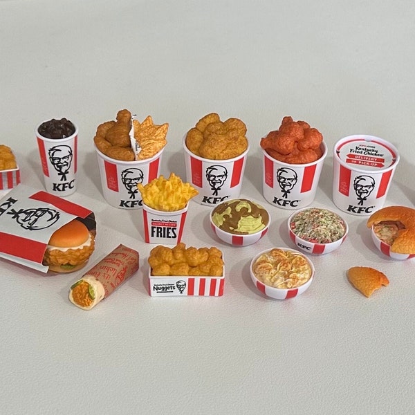 KFC Mini Brands - Miniature Toys - Collectible - Mini Toy Food