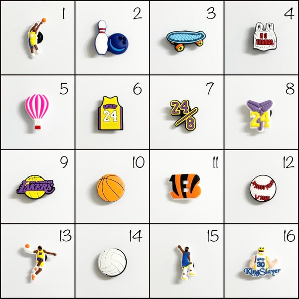 Volleyball Jibbitz for Crocs Etsy